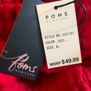 Poms sweatpants NWT